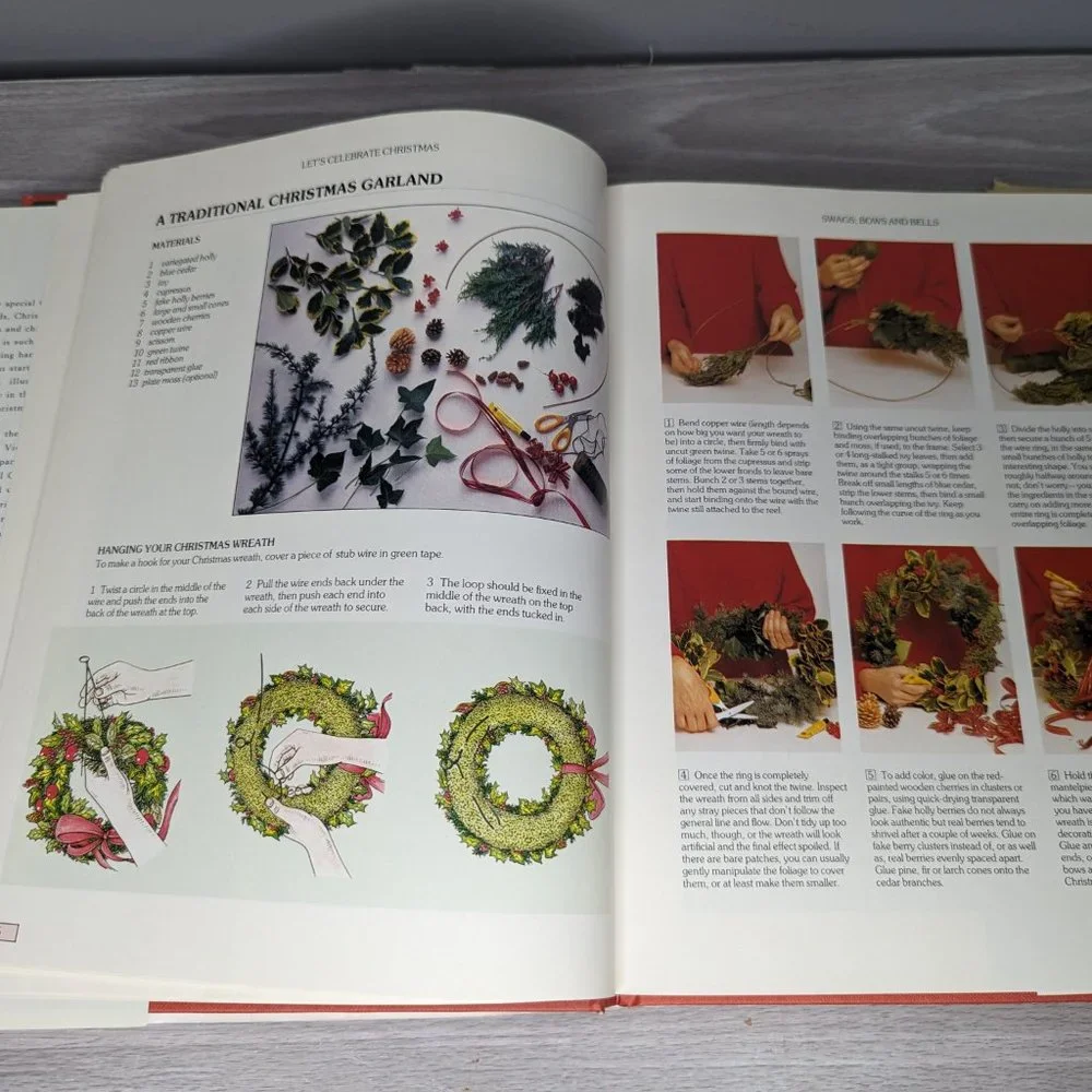 Let's Celebrate Christmas by Carol Hupping Hard Cover Book